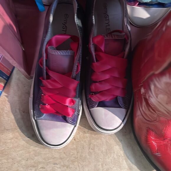 Colourful Ribbon Shoe Laces  - Picture 2 of 8